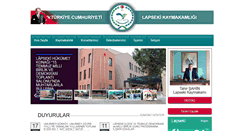 Desktop Screenshot of lapseki.gov.tr