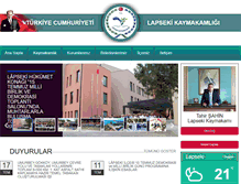 Tablet Screenshot of lapseki.gov.tr